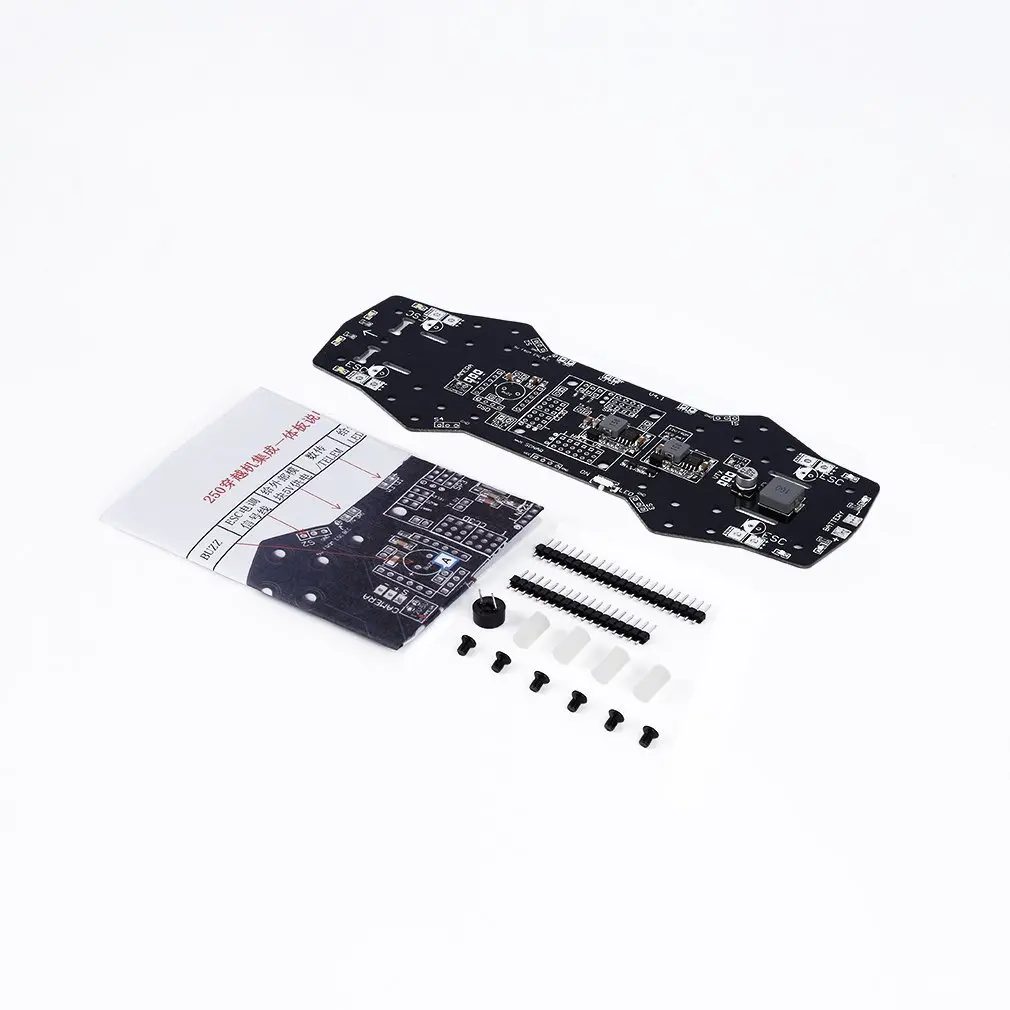 CC3D PDB PCB Power Distribution Board 5/12 BEC Buzzer LED With OSD Port For QAV250 Mini FPV Quadcopter Frame | Игрушки и хобби