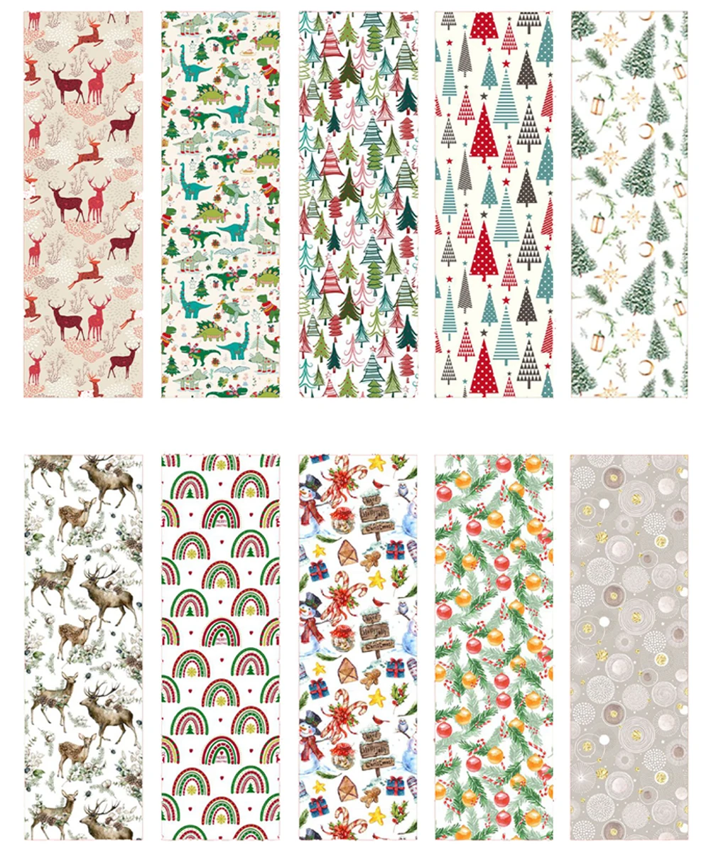 

Самоклеящиеся рождественские обои на Рождество, виниловые наклейки на мебель, водостойкие настенные фрески, упаковка в подарочную коробку