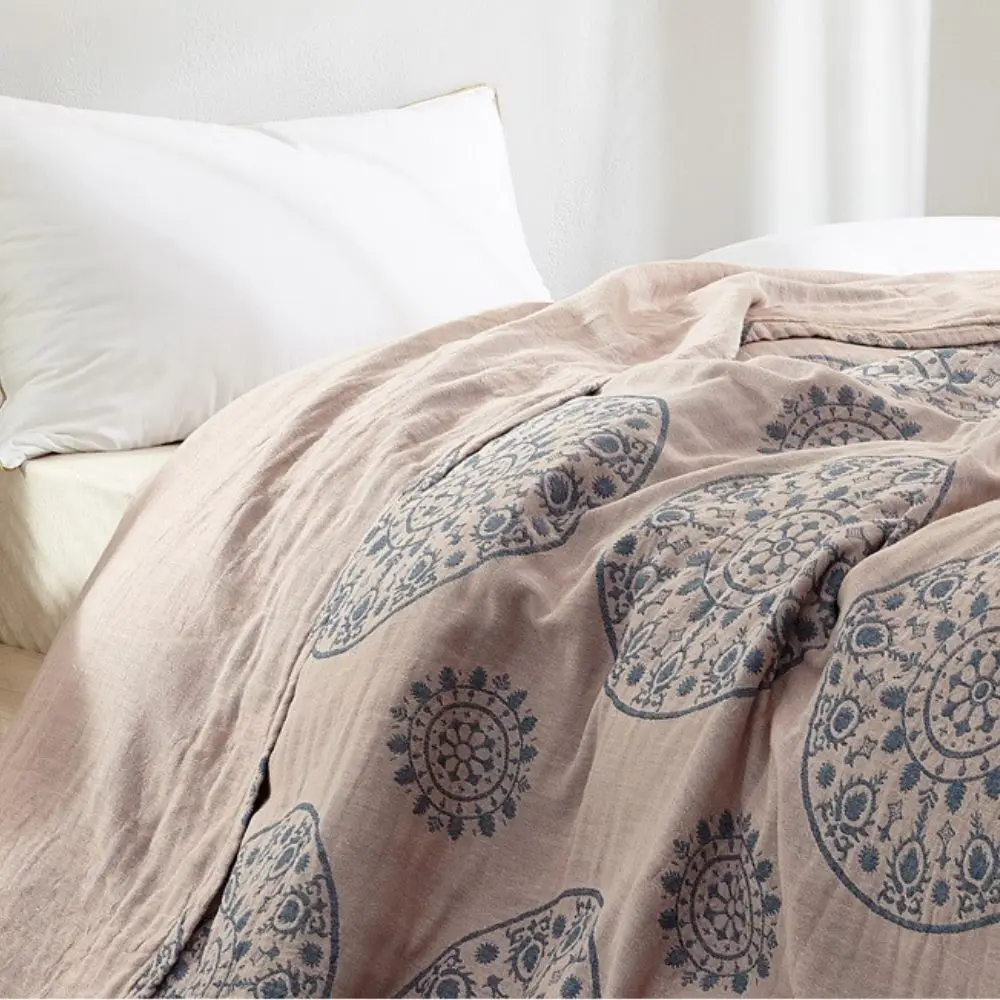 

ADOREHOUSE Gauze Throw Blanket Muslin Summer Air Conditioning Comforter Cool Soft Quilt for Kids Adults