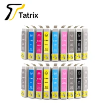 Tatrix Compatible for Epson T0961 T0962 T0963 T0964 T0965 T0966 T0967 T0968 T0969 Ink Cartridge suit for Epson Photo R2880