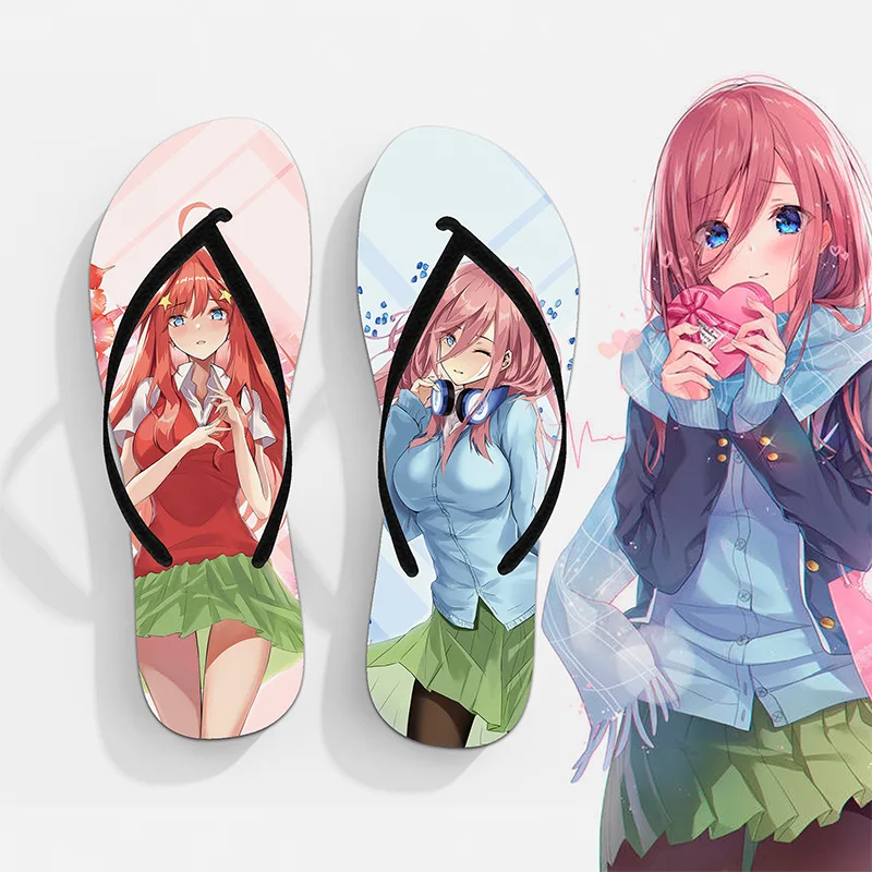 Demon Slayer Cosplay Slippers Kimetsu no Yaiba Kamado Tanjirou Fate Grand Order Summer One Piece Flip Flops Chaussures | Тематическая