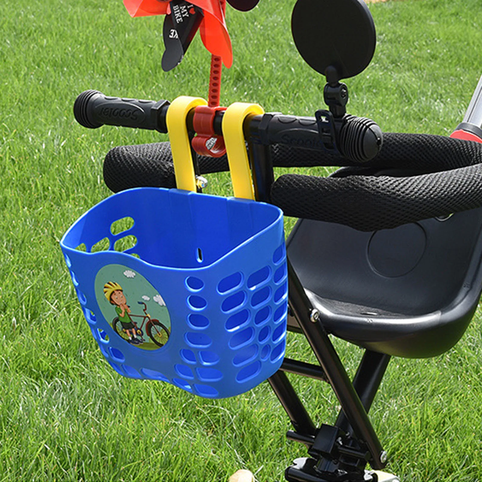 

Bike Basket Front Handlebar Baskets Universal Children Bike Container Bricycle Scooter Handlebar Basket Storage Box