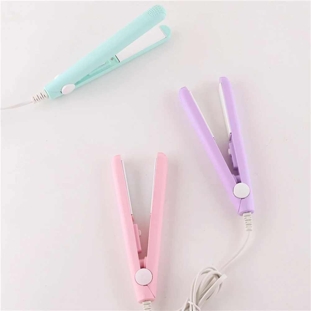 2020 Новинка мини локоны утюжок для выпрямления волос под розовый Керамика щипцы
