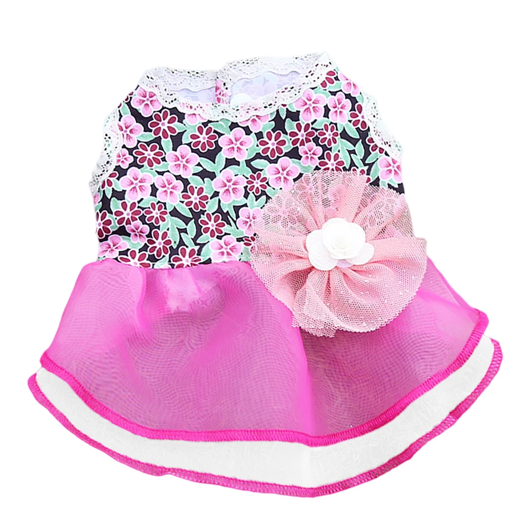 

Summe Pet Princess Skirt Flower Cute Fashion Puppy Dress Pet Clothes Kitten Clothes Girl Princess Clothes Suit Children Clothing