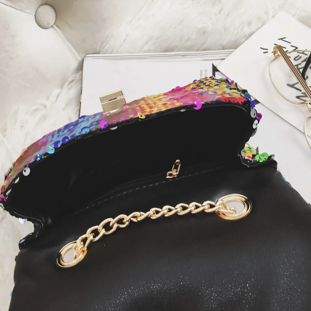 

Women Girl Crossbody Bags Bling Sequins Female Shoulder Bag For Women Luxury Handbags Women Bags Designer Bolso #YJ