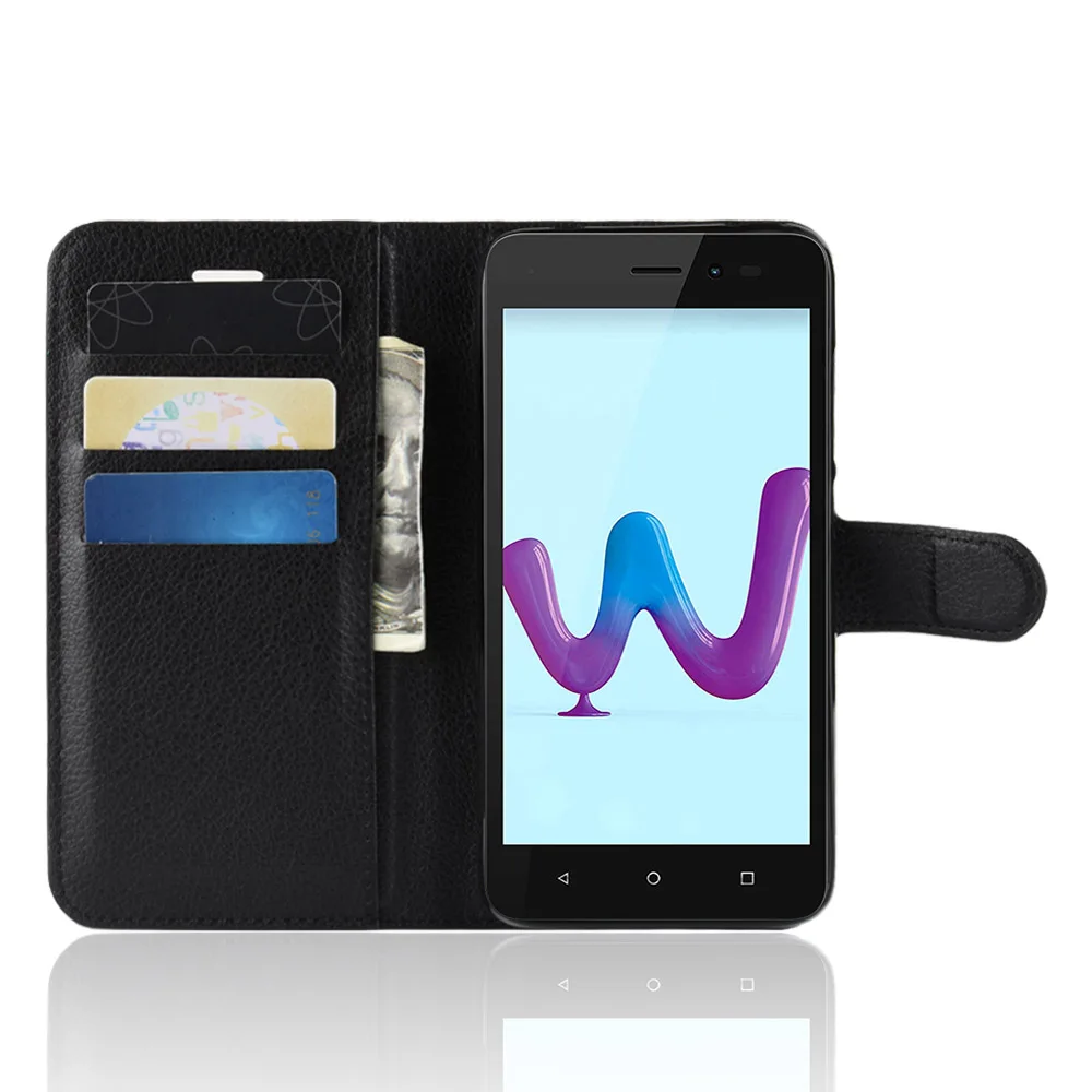 Для Wiko Sunny 3 Чехол 5 0 ''бумажник из искусственной кожи с держатель для карт