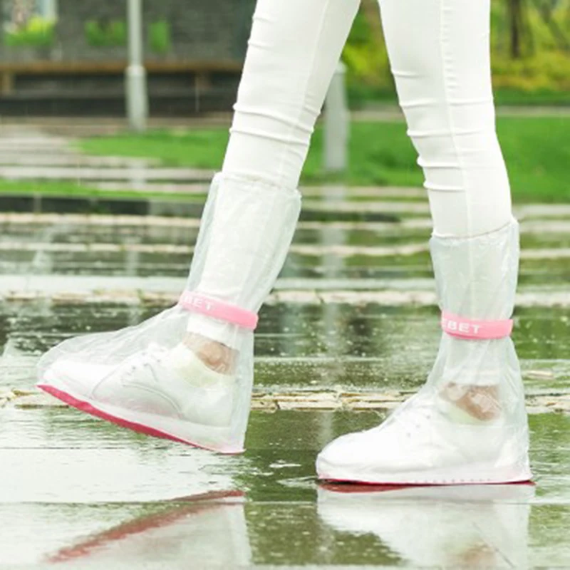 

New outdoor non-slip Rain Covers rain boots set waterproof thick rain boots set strap high-top foundation sale