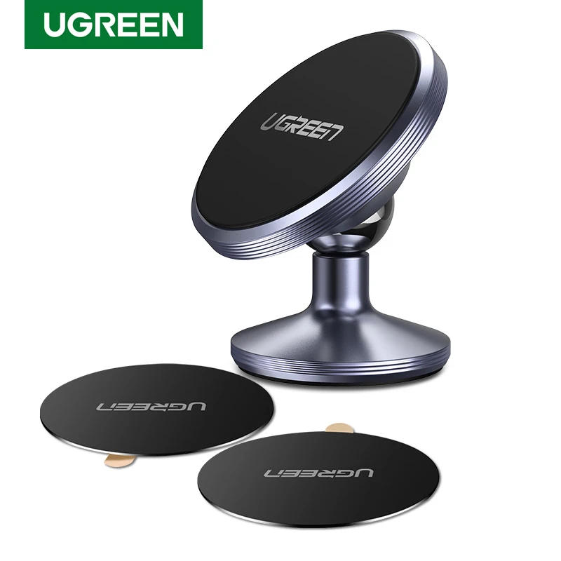 Ugreen Магнитная телефон Автомобильный держатель 360 градусов мобильного телефона Air Vent Стенд держатель для iPhone 7/6 Samsung S8 смартфон стенд