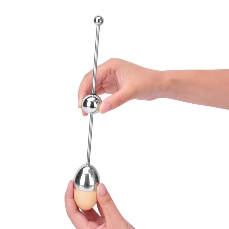 

Stainless Steel Boiled Egg Topper Shell Top Kitchen Tool Cutter Knocker Opener Egg Accessories