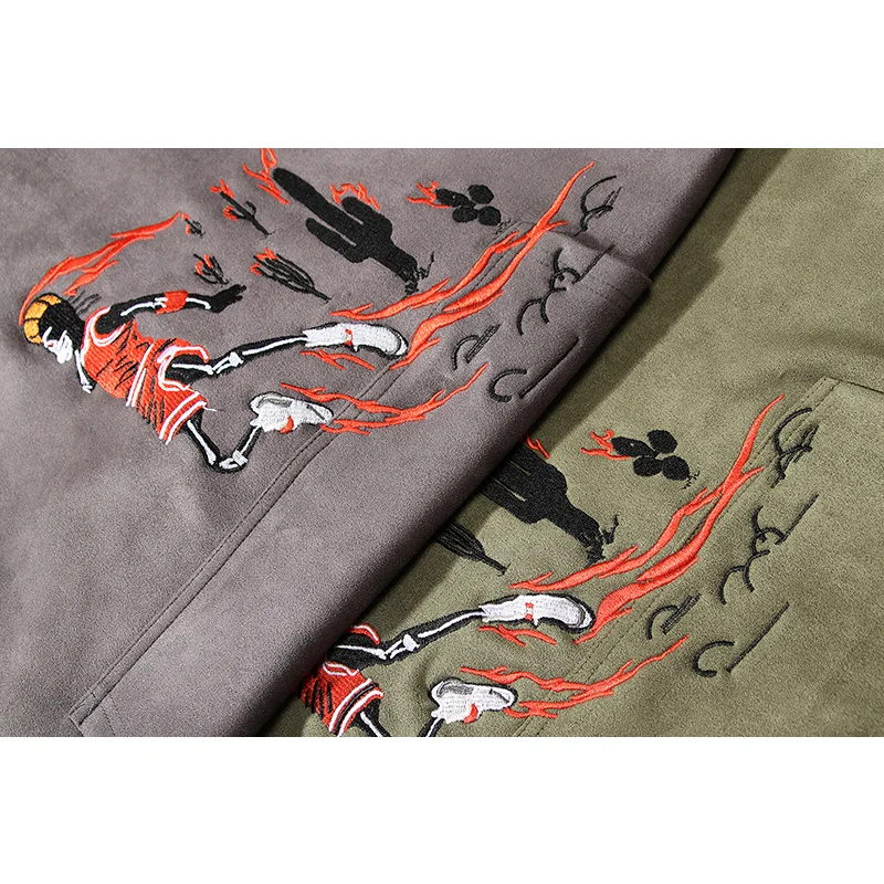 

2021 Men's Hoodie Hip Hop Embroidered Cotton Streetwear Harajuku Oversized Pullover Loose Hooded Long Sleeve Couples Autumn NEW