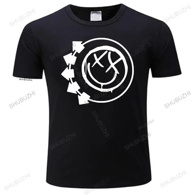 

Мужские черные футболки Blink 182 Мужская футболка Топ-все разные цвета Высокое качество 100% хлопок Повседневная футболка с принтом
