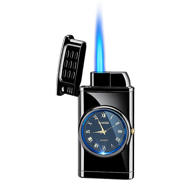 

New Creative Watch Windproof Torch Lighter Gas Inflatable Butane Cigar Lighters Cigarette Lighters for Smoking Gift for Man