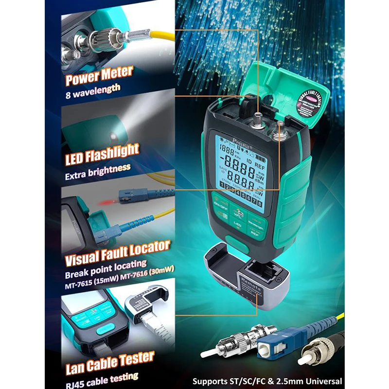 Proskit MT-7616/7615 Высокоточный измеритель мощности 4 в 1 Многофункциональный тестер с
