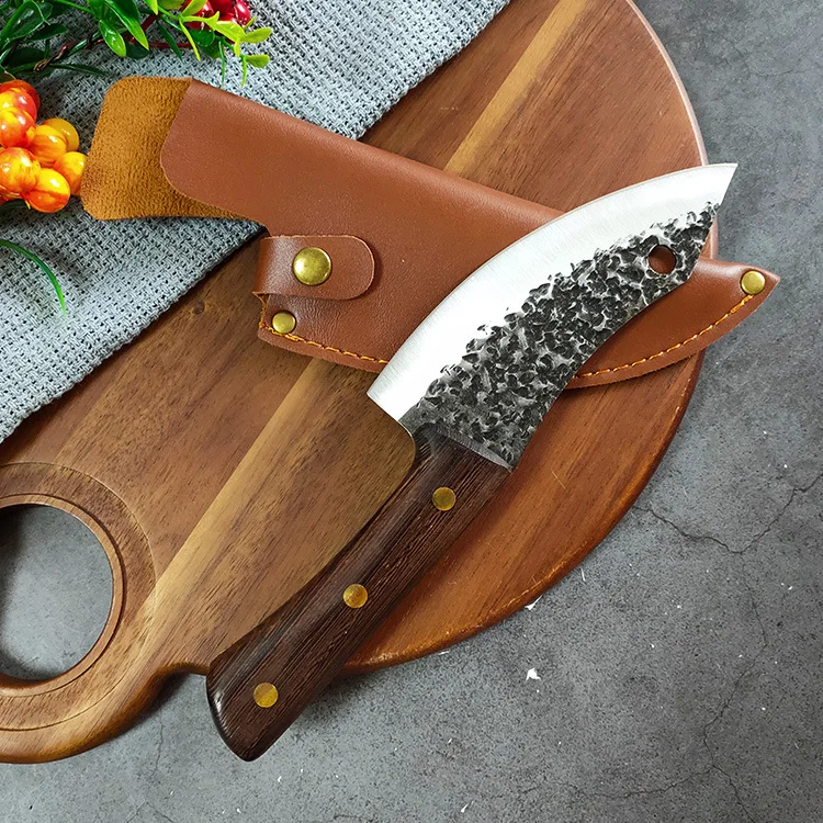 

Нож Мясницкий, кованый ручной резец из высокоуглеродистой стали, поварские ножи для овощей, для кухни