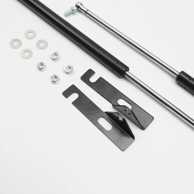 Черная передняя подъемная Опора капота двигателя амортизационные стойки для