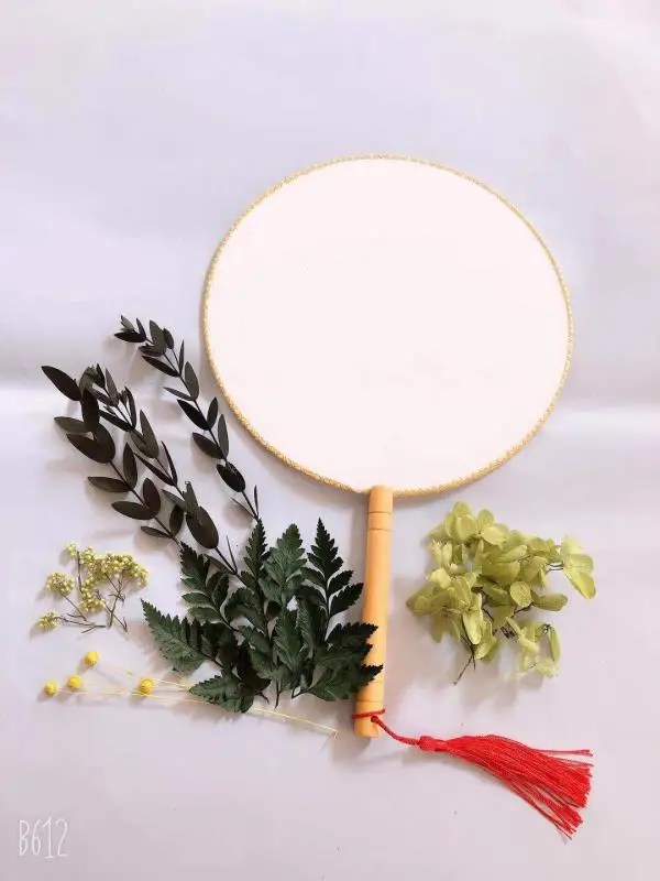 Веер вечной группы цветов сушеный цветок Материал Пакет сделай сам ручной работы