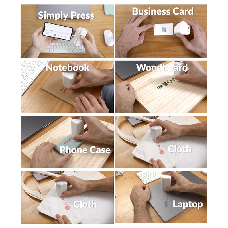 

EVEBOT Printpen Handheld Printer DIY Inkjet Pen Tattoo Device Mini Small Portable Clothing Custom Label Printing Machine #R40
