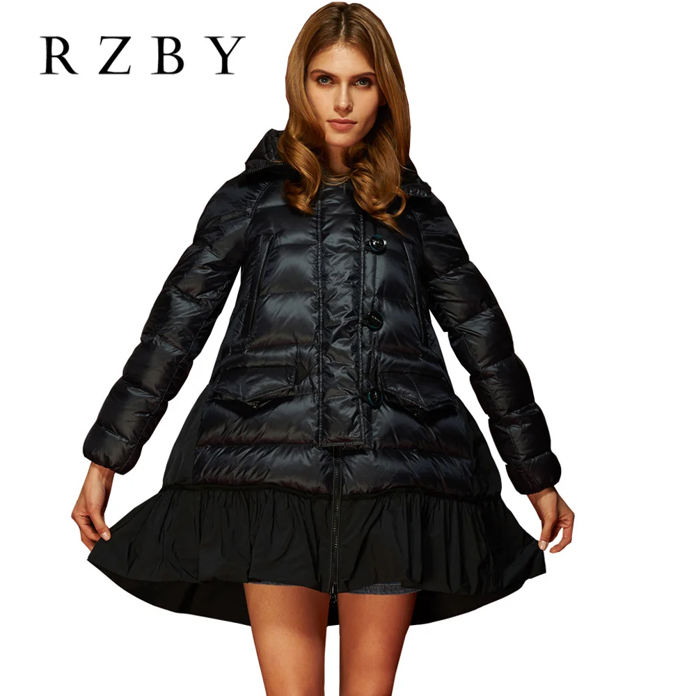 

Женская куртка в стиле накидки, свободная женская теплая зимняя куртка с капюшоном, дизайнерская ветрозащитная куртка, Женский Топ RZBY004