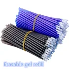 Ручка со стираемыми чернилами, сменная шариковая ручка с чернилами синего и черного цвета, Канцтовары для школы и офиса