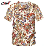 ujwi full print t shirts new arrival men cool print 3d space shirts hombre short sleeved breathable tshirt undershirt fitness
