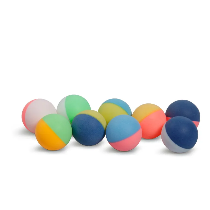 

Color table tennis half-color mandarin duck ball multicolor mixed indoor sports entertainment table tennis activity fitness