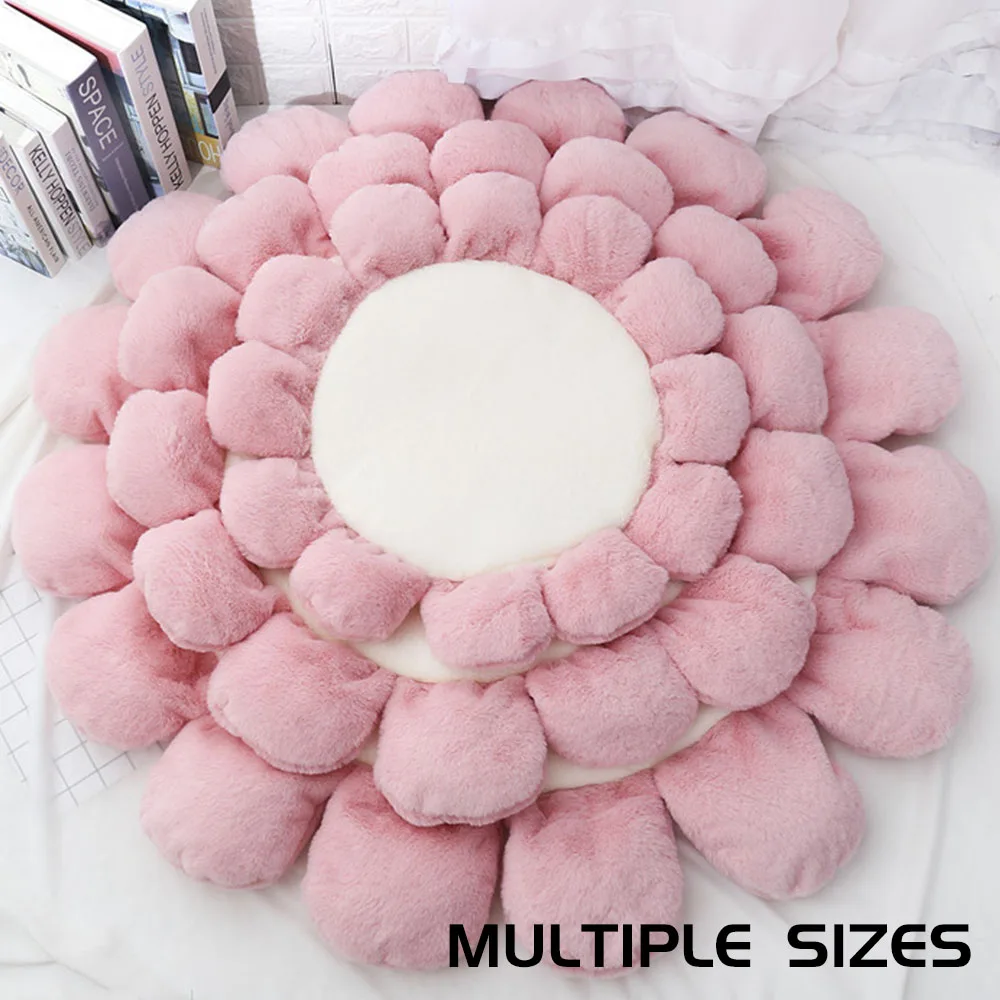 Кролик бархат с цветочным узором коврик для кота собаки Ins милая собака кровать