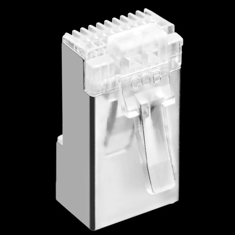 Сетевой Ethernet-Кабель RJ48 RJ45 RJ50 FTP 10P10C 10-ядерный модульный разъем Cat5e сетевая