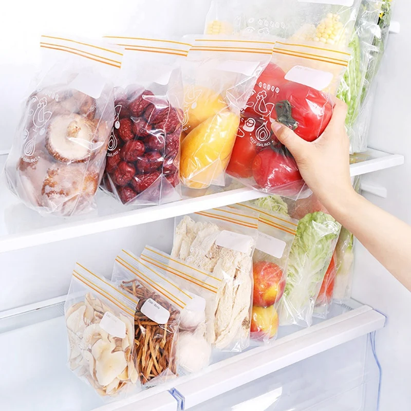 

Thickened Vegetable Sorting Bag Fruits Snack Self Sealing Bag Sealed Packing Bags Food Preservation Storage Bag