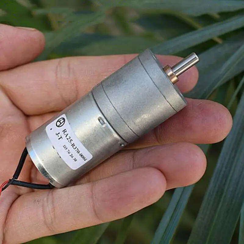 ZGA25R 370 микро 25 мм металлический Коробка передач редукторный двигатель DC 5V 6V 34