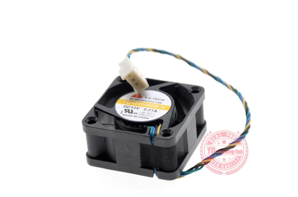 NEW Y.S.TECH FD124020EB-H 4020 4CM 4PIN 12V 0.21a охлаждающий вентилятор | Компьютеры и офис