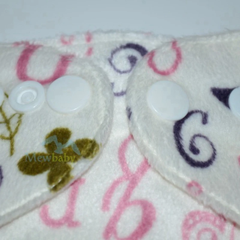 

PUL Waterproof Breathable Minky Baby Cloth Diaper With 1pc 3-layer Microfiber diaper Insert FR37