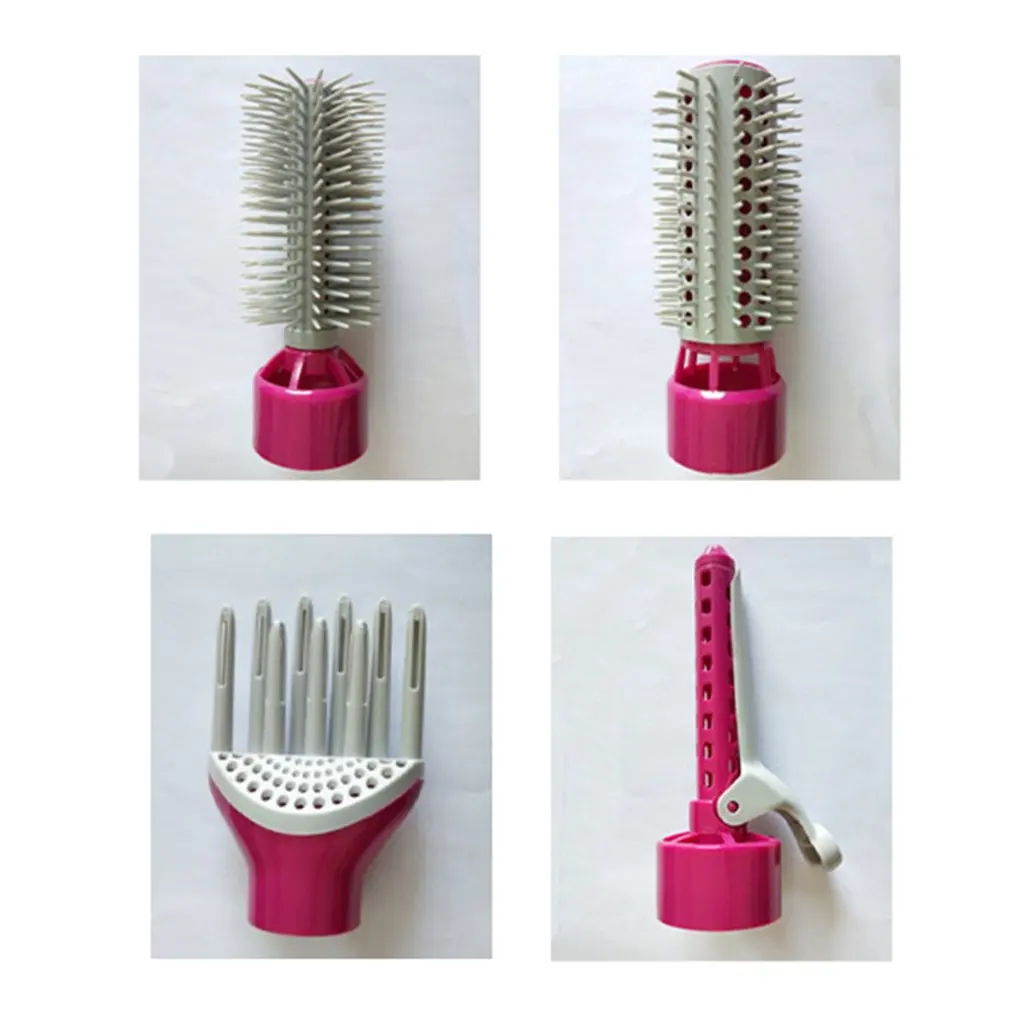 

10 In 1 Hot Air Brush Salon Hair Dryer Interchangeable Comb Professional Electric Curler Styling Tools