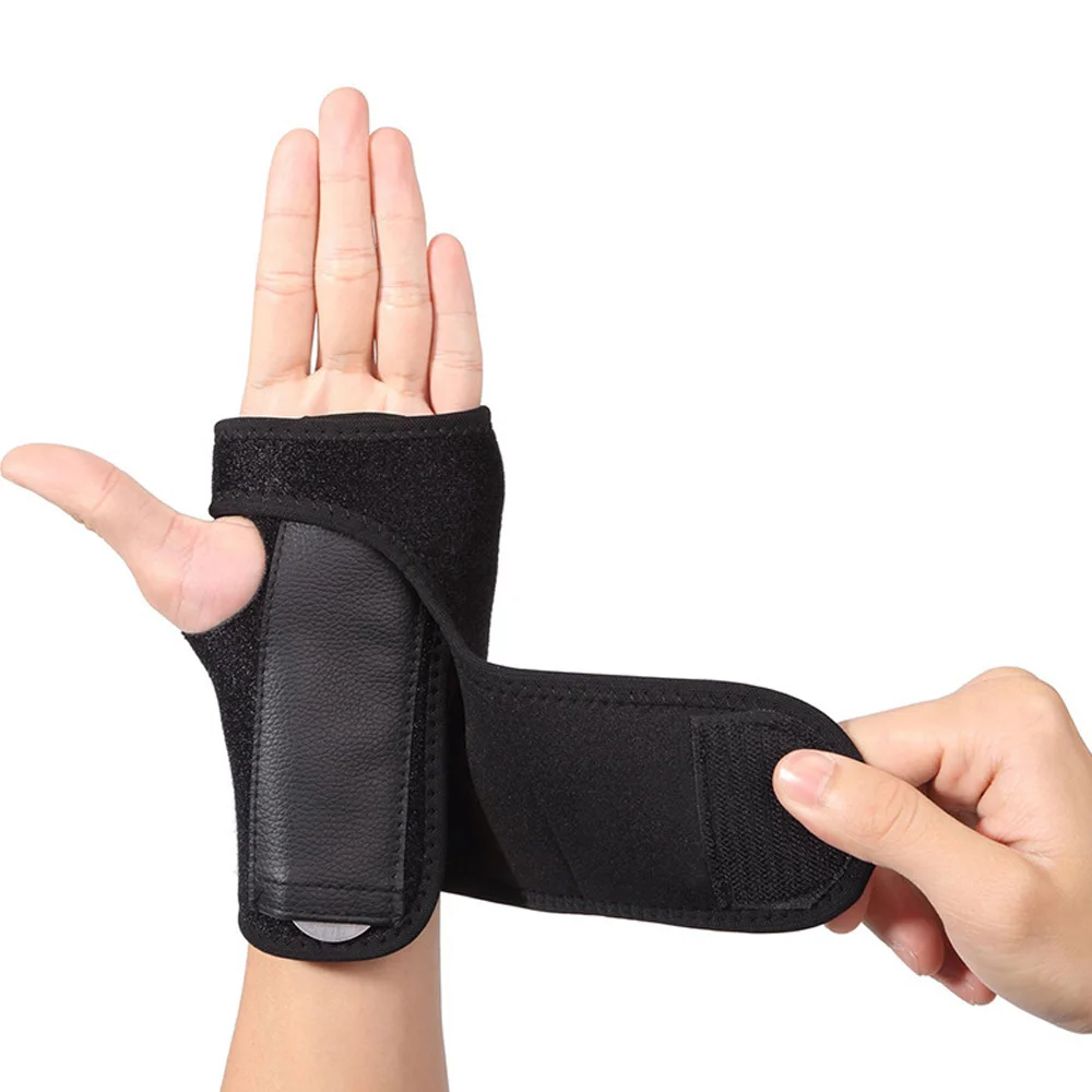 

Wrist Brace Adjustable Wrist Splint Support Wrist Palm Protector for Carpal Tunnel Tendonitis Sports Injuries Pain Relief