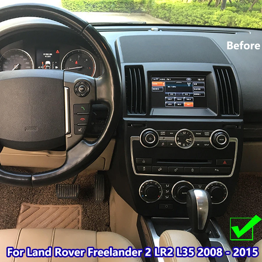Автомобильное радио с экраном Tesla 128 ГБ ROM для Land Rover Freelander 2 LR2 L359 2006 2009 20122015 GPS 10 4