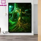 Алмазная живопись сделай сам, фантазийное дерево, женщина, полная квадратная круглая вышивка, алмазная вышивка крестиком 5D, икона, подарок, мозаика для домашнего декора