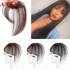 ALIADE 3D синтетические воздушные челки невидимые бесшовные челки женские короткие искусственные волосы челки BB клипса для волос кусочки для женщин искусственный парик