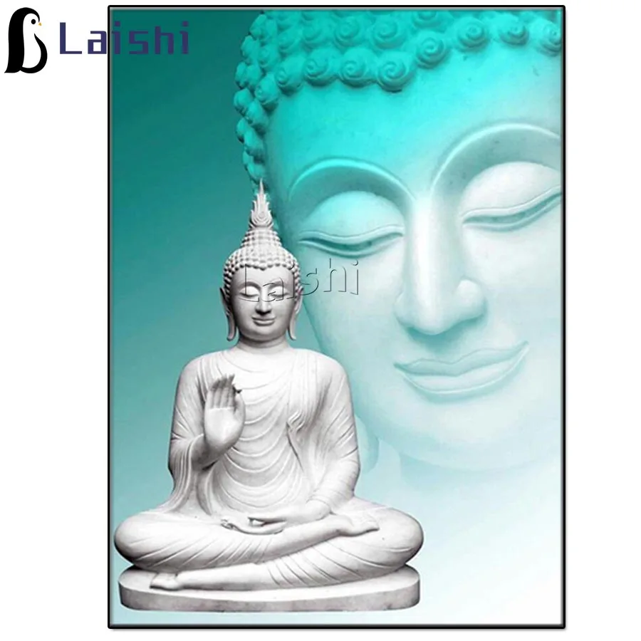 

Diy Full Square Round Buddha statue diamond painting Diamond Embroidery Thangka Green Tara Diamond Mosaic Cross Stitch Sticker