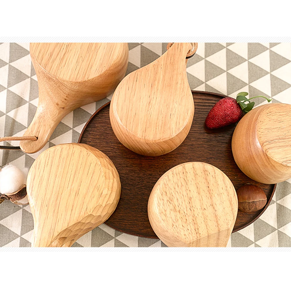 Портативная кофейная кружка с деревянной ручкой двумя отверстиями веревка из