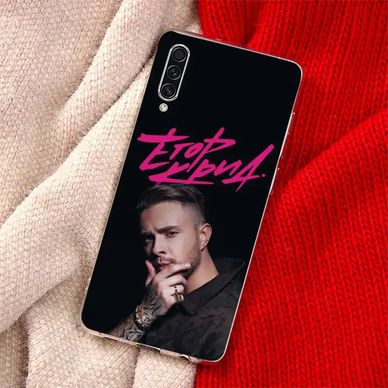 

Russian rapper singer Egor Kreed Phone Case For Samsung Galaxy S5 S7 S8 S9 S10 S10e S20 edge plus lite