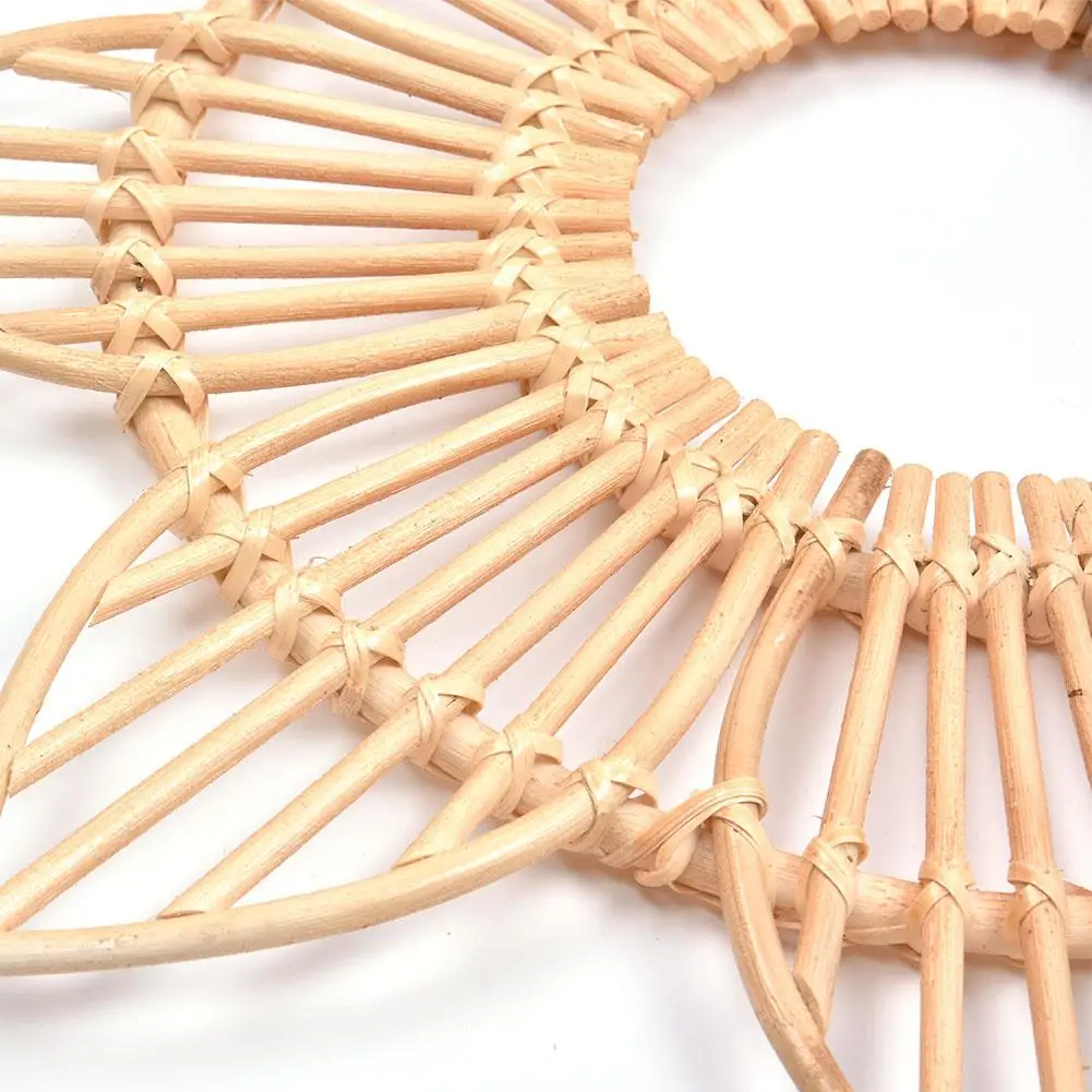 1 шт. ротанговая декоративная настенная рамка с цветами креативная фоторамка из