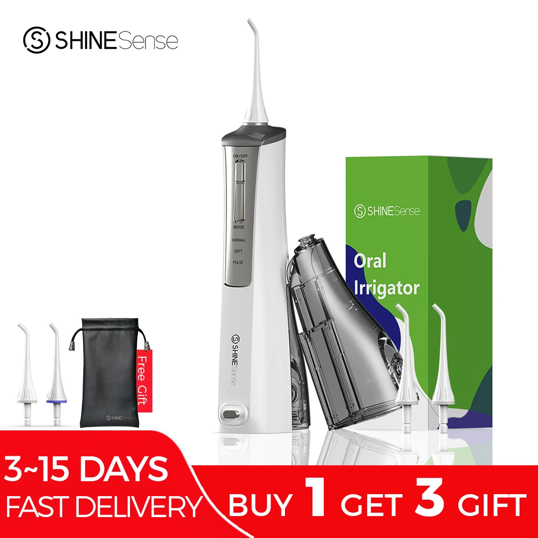 

Ирригатор для полости рта ShineSense с USB-зарядкой и сумкой для путешествий