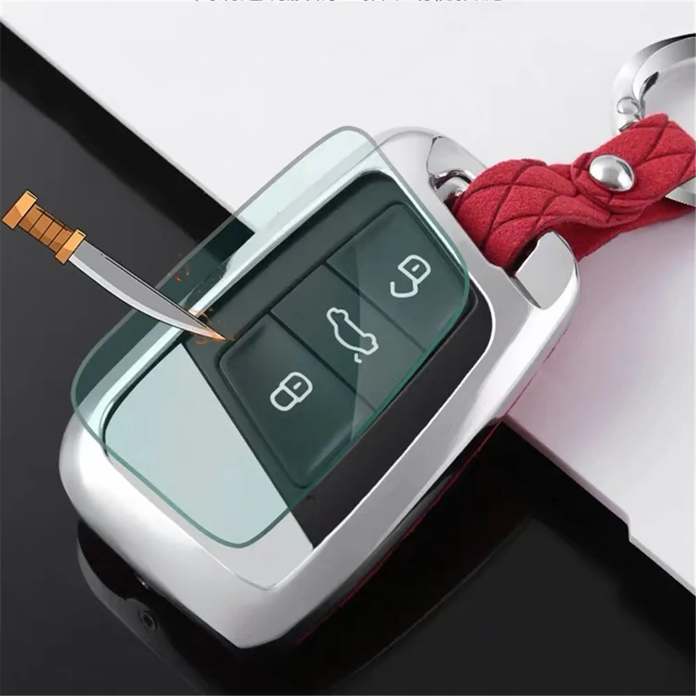 Чехол для ключей для Volkswagen VW Passat CC POLO Golf GTI jetta tiguan Gol CrossFox Plus Eos Scirocco Beetle для Skoda