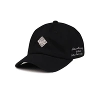 new style spring autumn cotton unisex rhombus letter embroider simple ease match street fashion couple sunblock baseball caps