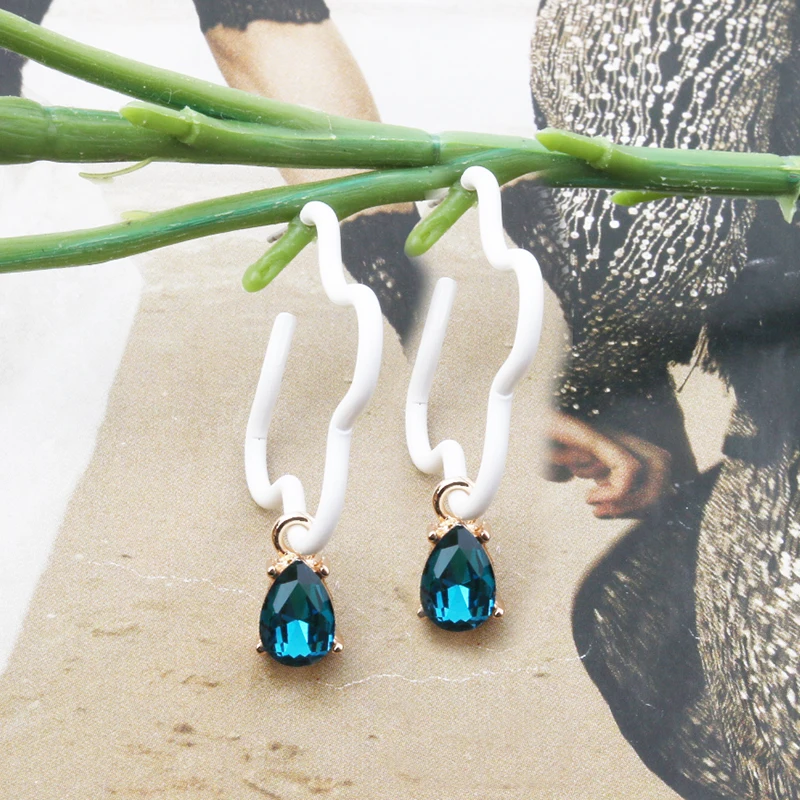NeeFu WoFu Earrings Y2K Candy Colorful Earring Paint Brinco Ear Oorbellen Multicolor Christmas Charm fashion jewelry wholesale | Украшения