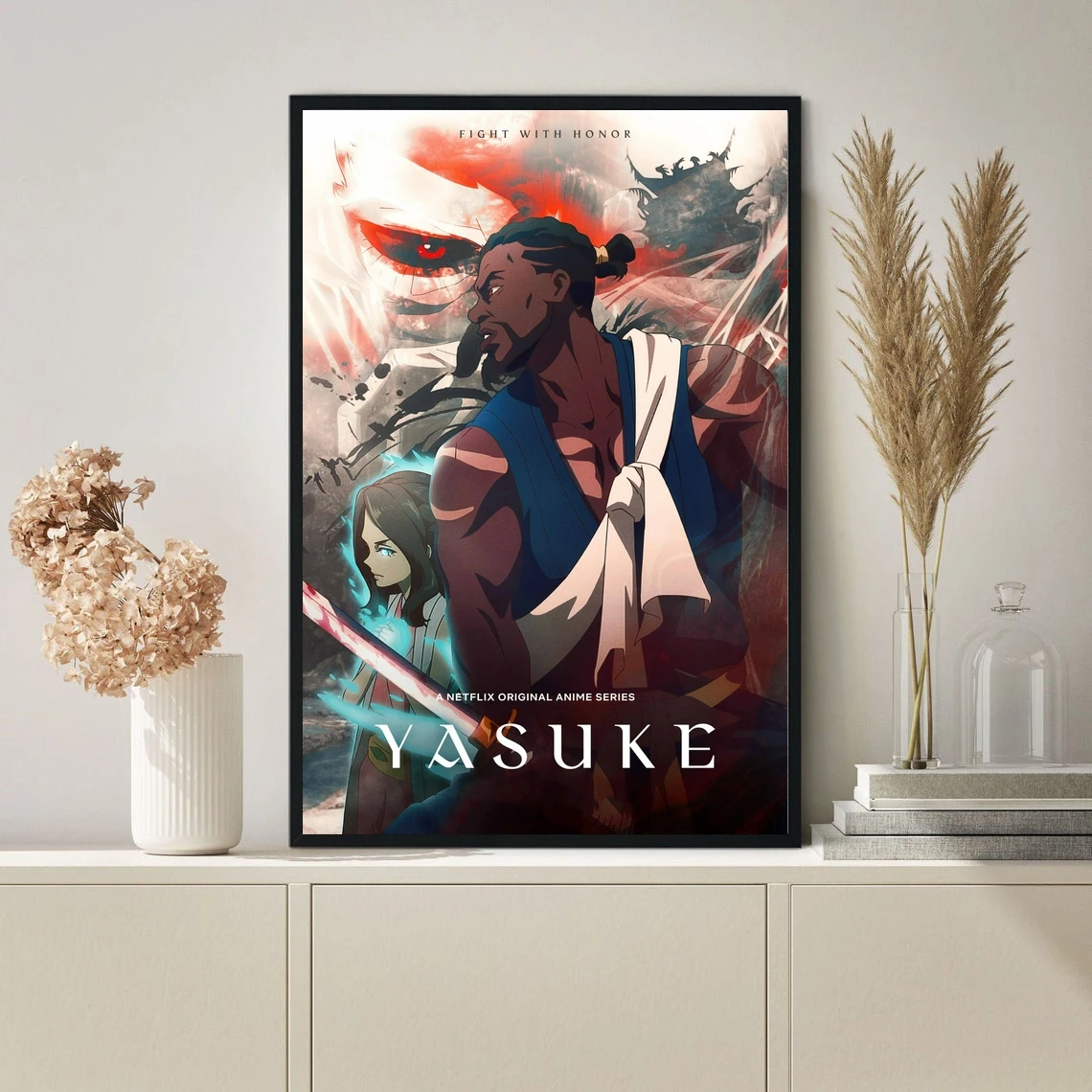 

Yasuke плакат в стиле аниме, фильм холст печать художественная настенная живопись Домашний Декор подарок