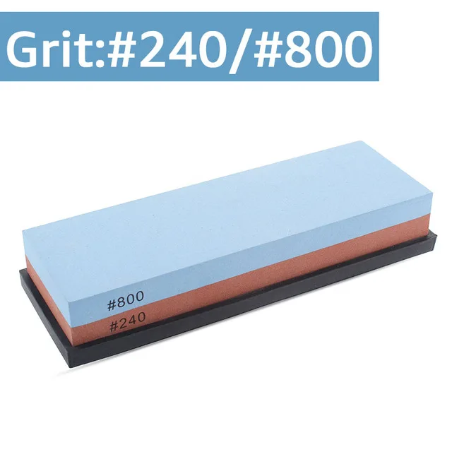 240 800 grit Ножи точилка для ножей, точильный камень, двойная сторона Girt Кухня точильный камень хонинговальный инструмент для 240 600 800 1000 3000 6000 Декодер каналов кабельного телевидения - Цвет: 240 800 grit