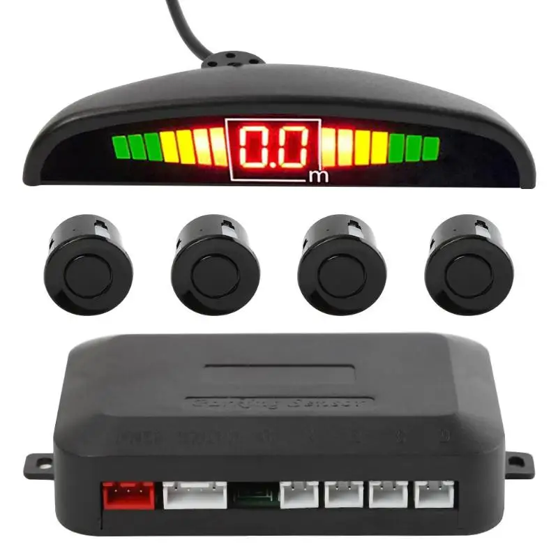 Комплект автомобильных датчиков парковки VODOOL 4 Sensor s светодиодный дисплей