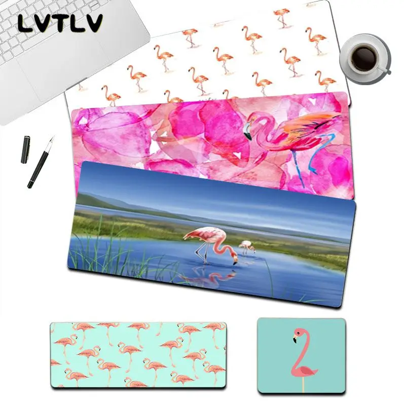 

Flamingo High Quality Customized laptop Gaming mouse pad Size for large Edge Locking Speed Version Game Keyboard Pad