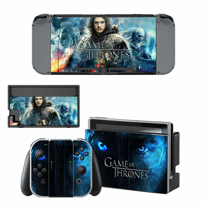 Настенный переключатель Игра престолов стикер s nintendo Switch кожа виниловые наклейки