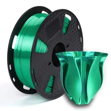 Silk Jade Green PLA Filament 1.75mm 3d Printer Filament 1kg /500g/250g Silky Shine 3d Pen Printing Materials Shiny Smooth Pla